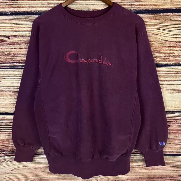 Vintage 1990s Concordia Champion Reverse Weave Crewneck - Picture 2 of 7
